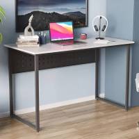 Стіл письмовий Майк Ferrum-decor 75x100x70 Чорний метал ДСП Бетон 32 мм (FRD-106528)