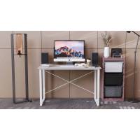 Стіл письмовий Дейв Ferrum-decor 750x1000x600 Білий метал ДСП Бетон 32 мм (FRD-106438)