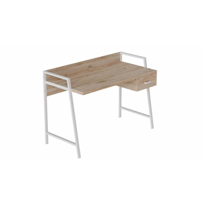 Письмовий стіл Ferrum-decor 750x1200x600 Білий метал ДСП Дуб Артизан 32 мм (FRD-103458)