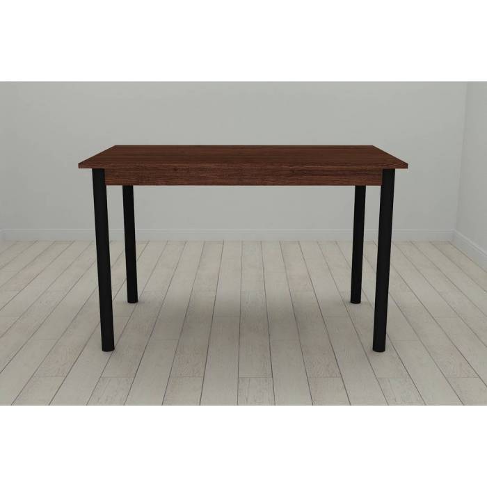 Стіл кухонний Ferrum-decor Беніта 75x120x70 Чорний ДСП Венге 16мм (FRD-105608)