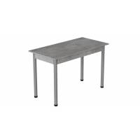 Стіл кухонний Ferrum-decor Беніта 75x120x70 Сірий ДСП Бетон 16мм (FRD-105568)