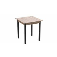Стіл кухонний Ferrum-decor Дієго 75x90x90 Чорний ДСП Сан-Марино 16мм (FRD-105658)