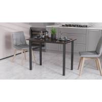 Стол универсальный Knap Ferrum-decor 750x1200x600 Черный металл ДСП Венге Магия 16 мм (FRD-106348)