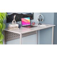 Стіл письмовий Майк Ferrum-decor 75x120x60 Сірий метал ДСП Бетон 32 мм (FRD-106518)