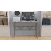 Стол письменный Райан Ferrum-decor 750x1400x600 Серый металл ДСП Бетон 32 мм (FRD-106488)