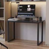 Письменный стол Кнап 2 Ferrum-decor 750x1400x600 Черный металл ДСП Сосна Кембра 16 мм (FRD-106409)