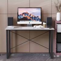 Стіл письмовий Дейв Ferrum-decor 750x1400x600 Чорний метал ДСП Бетон 32 мм (FRD-106449)