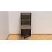 Стіл книга з етажеркою Практик 2 Ferrum-decor 1555x640x990 Чорний метал ДСП Дуб Сонома Трюфель 16 мм (FRD-104629)