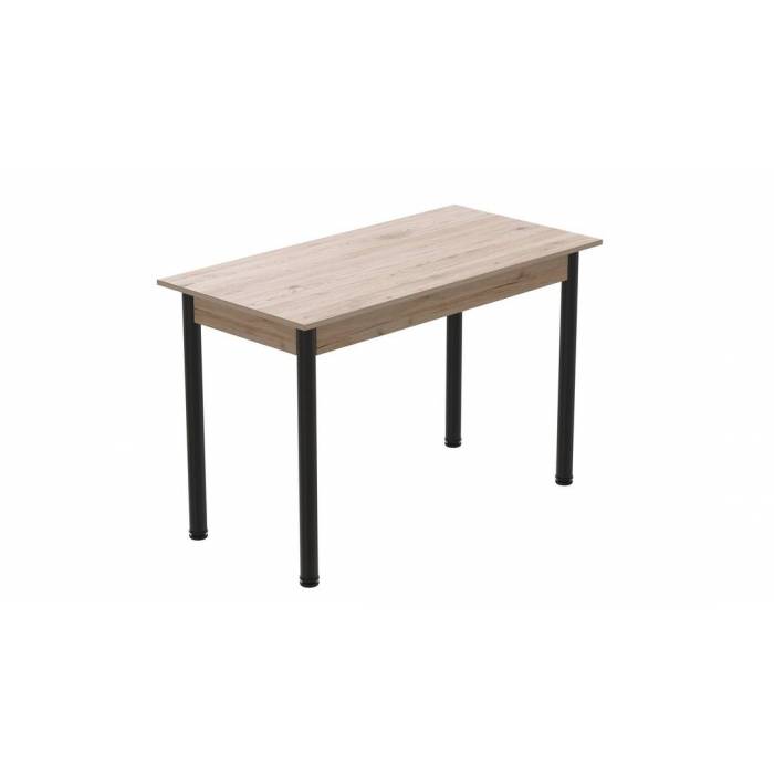 Стіл кухонний Ferrum-decor Беніта 75x120x80 Чорний ДСП Сан-Марино 16мм (FRD-105649)