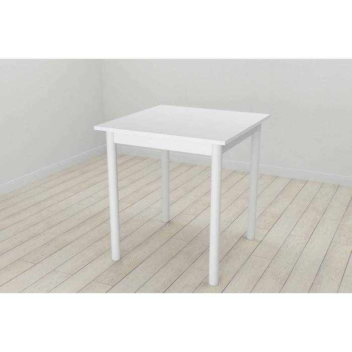 Стіл кухонний Ferrum-decor Агата 75x70x70 Білий ДСП Біле 16мм (FRD-106239)