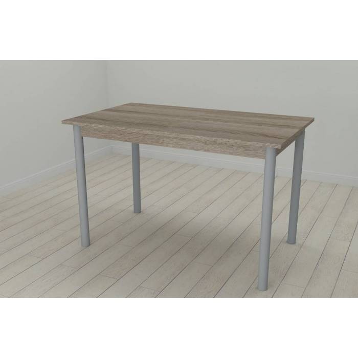 Стіл кухонний Ferrum-decor Беніта 75x120x80 Сірий ДСП Сонома Трюфель 16мм (FRD-106289)