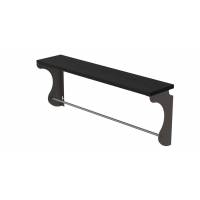 Полка настенная Ferrum-decor Юзибы 270x500x150 металл Серый ДСП Венге 16 мм (FRD-102669)