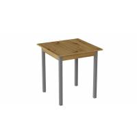 Стіл кухонний Ferrum-decor Дієго 75x90x90 Сірий ДСП Дуб Артизан 16мм (FRD-105719)