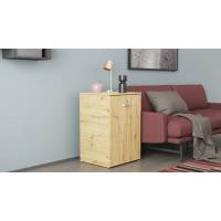Стол-тумба трансформер Смарт 1/2 Ferrum-decor 750x1450x600 ДСП Дуб Артизан 16 мм (FRD-105079)