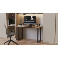 Стіл письмовий Кнап 2 Ferrum-decor 750x1200x600 Чорний метал ДСП Дуб Артизан 16 мм (FRD-106399)
