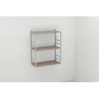 Книжкова полиця універсальна Ferrum-decor Стим 2 74x63x26 сірий ДСП Дуб Сонома Трюфель 16мм (FRD-104119)