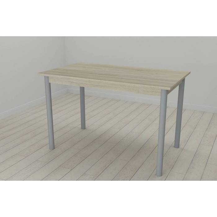 Стіл кухонний Ferrum-decor Беніта 75x120x60 Сірий ДСП Сонома 16мм (FRD-106270)