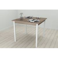 Кухонний стіл Ferrum-decor Агата 75x80x80 Білий ДСП Сонома Трюфель 16мм (FRD-106250)