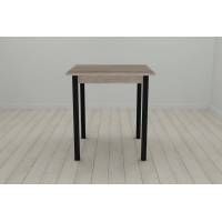 Стіл кухонний Ferrum-decor Дієго 75x80x80 Чорний ДСП Сонома Трюфель 16мм (FRD-106310)