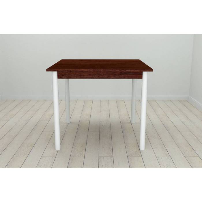 Стіл кухонний Ferrum-decor Агата 75x90x90 Білий ДСП Венге 16мм (FRD-105600)