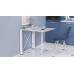 Стол-книга трансформер Орион 1 Ferrum-decor 750x810x730 Белый металл ДСП Бетон 16 мм (FRD-104610)
