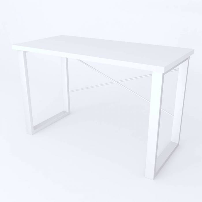 Письмовий стіл Ferrum-decor Драйв 750x1000x600 Білий метал ДСП Білий 32 мм (FRD-103310)