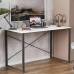 Письмовий стіл Ferrum-decor Серії Коннект 75x120x600 чорний ДСП Білий 16мм (FRD-104201)