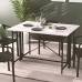 Стіл-книга трансформер Оріон 3 Ferrum-decor 750x1150x880 Чорний метал ДСП Білий 16 мм (FRD-105081)