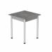 Стіл кухонний Ferrum-decor Агата 75x90x90 Білий ДСП Бетон 16мм (FRD-105561)