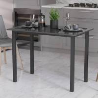 Стол универсальный Knap Ferrum-decor 750x1400x600 Черный металл ДСП Сосна Кембра 16 мм (FRD-106361)