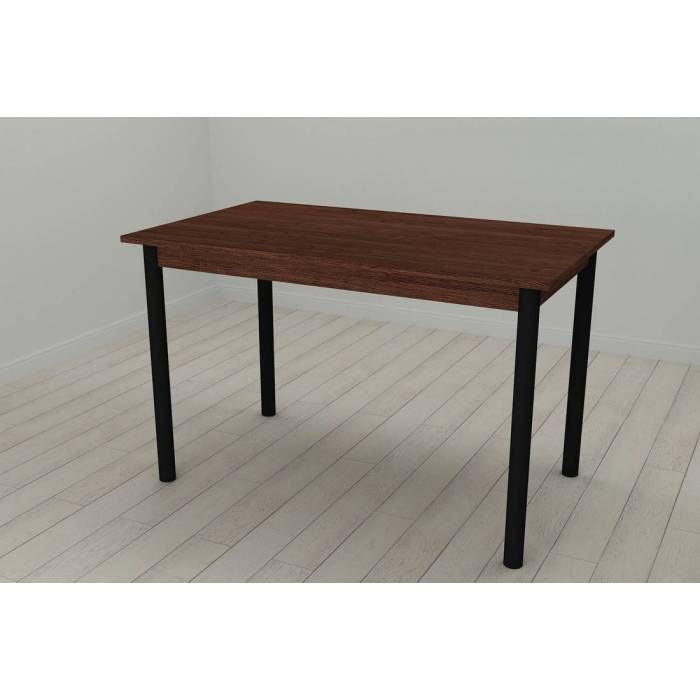 Стол кухонный Ferrum-decor Бенита 75x120x80 Черный ДСП Венге 16мм (FRD-105611)
