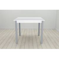 Стіл кухонний Ferrum-decor Агата 75x80x80 Сірий ДСП Біле 16мм (FRD-106251)