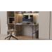 Стіл письмовий TIME Тайм Ferrum-decor 750x1200x600 Чорний метал ДСП Бетон 16 мм (FRD-104891)