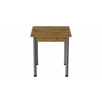 Стіл кухонний Ferrum-decor Агата 75x70x70 Сірий ДСП Дуб Артизан 16мм (FRD-105671)