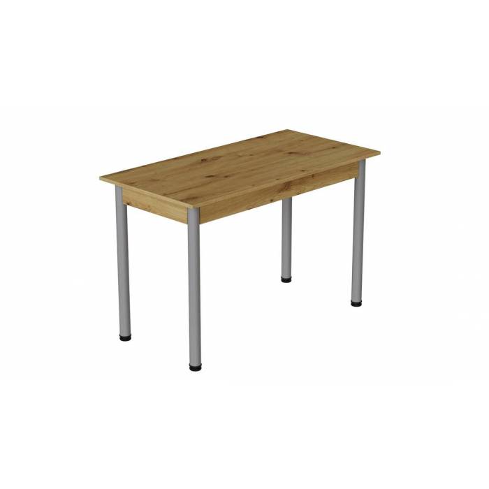 Стол кухонный Ferrum-decor Бенита 75x120x80 Серый ДСП Дуб Артизан 16мм (FRD-105701)