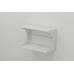 Полка настенная Ferrum-decor Букин 330x700x240 металл Белый ДСП Белый 16 мм (FRD-102891)