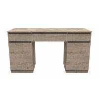 Стіл комп'ютерний Віто 2 Ferrum-decor 750x1400x500 ДСП Дуб Артизан 16 мм (FRD-104831)