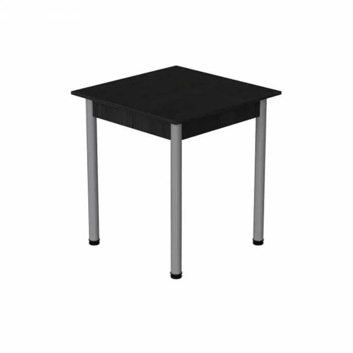 Стіл кухонний Ferrum-decor Агата 75x70x70 Сірий ДСП Сосна Кембра 16мм (FRD-105672)