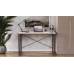 Письмовий стіл Ferrum-decor Серії Коннект 75x120x60 чорний ДСП Дуб Артизан 16мм (FRD-104202)