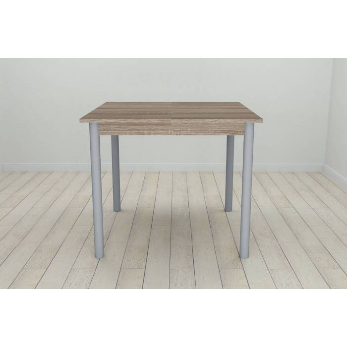 Стіл кухонний Ferrum-decor Агата 75x90x90 Сірий ДСП Сонома Трюфель 16мм (FRD-106262)