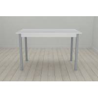 Стіл кухонний Ferrum-decor Маріо 75x120x80 Сірий ДСП Біле 16мм (FRD-106202)