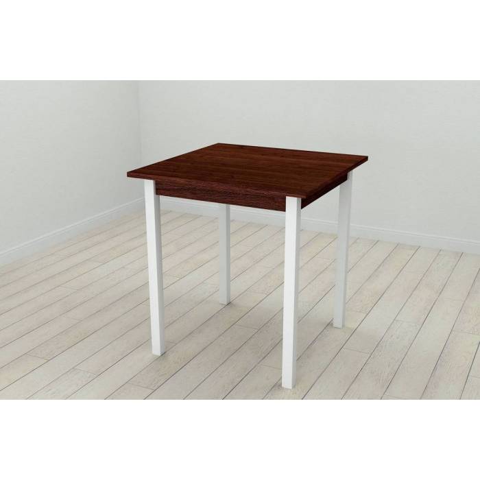 Стіл кухонний Ferrum-decor Дієго 75x70x70 Білий ДСП Венге 16мм (FRD-105612)