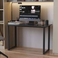 Письменный стол Кнап 2 Ferrum-decor 750x1000x600 Черный металл ДСП Сосна Кембра 16 мм (FRD-106393)