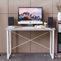 Стіл письмовий Дейв Ferrum-decor 750x1000x700 Білий метал ДСП Бетон 16 мм (FRD-106453)