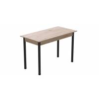 Стіл кухонний Ferrum-decor Беніта 75x120x60 Чорний ДСП Сан-Марино 16мм (FRD-105643)