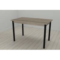 Стіл кухонний Ferrum-decor Беніта 75x120x70 Чорний ДСП Сонома Трюфель 16мм (FRD-106283)