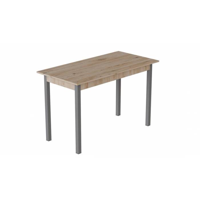 Стіл кухонний Ferrum-decor Маріо 75x120x70 Сірий ДСП Сан-Марино 16мм (FRD-105663)