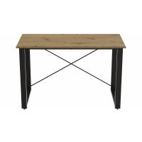 Письмовий стіл Ferrum-decor Драйв 750x1200x600 Чорний метал ДСП Дуб Артизан 16 мм (FRD-103113)