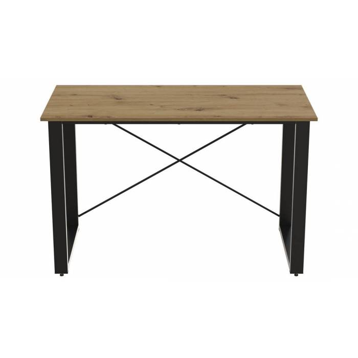 Письменный стол Ferrum-decor Драйв 750x1200x600 Черный металл ДСП Дуб Артизан 16 мм (FRD-103113)