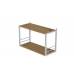 Книжкова полиця універсальна Ferrum-decor Стім 1 38x63x26 білий ДСП Дуб Артизан 16мм (FRD-104093)